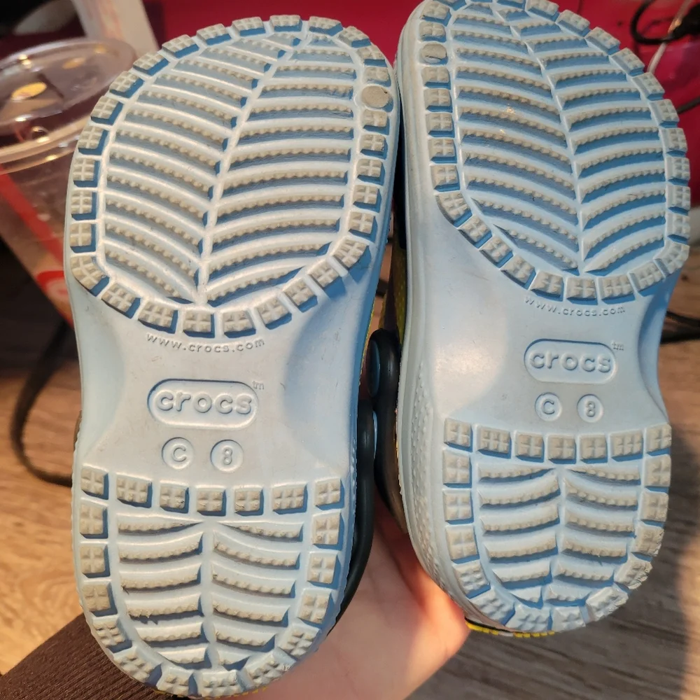 Crocs X Minions Kids Clogs Toddler Size 8‎